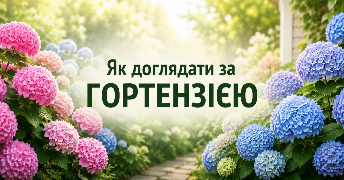 Як доглядати за гортензією